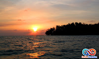 Sunset Pulau Pramuka Kepulauan Seribu wisata pulau pramuka