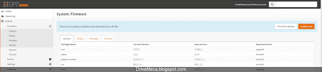 Nos preparamos para descargar actualizaciones OPNsense Nos preparamos para descargar actualizaciones OPNsense