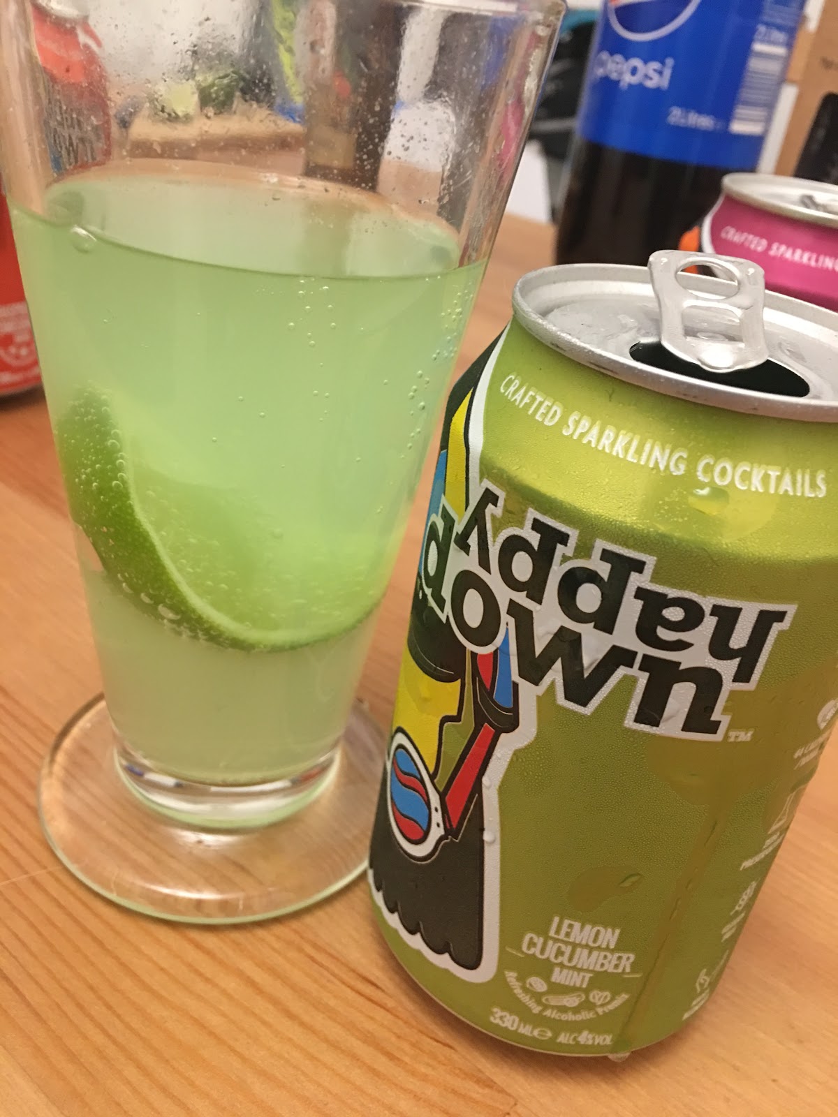 FOODSTUFF FINDS Happy Down premixed wine cocktails in funky cans