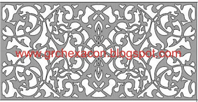 gambar desain krawangan GRC motif batik