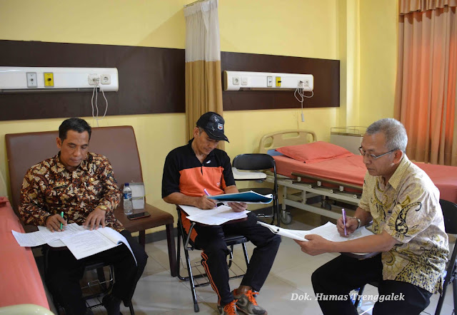 Empat Kandidat Sekda Trenggalek Jalani Medical Check Up