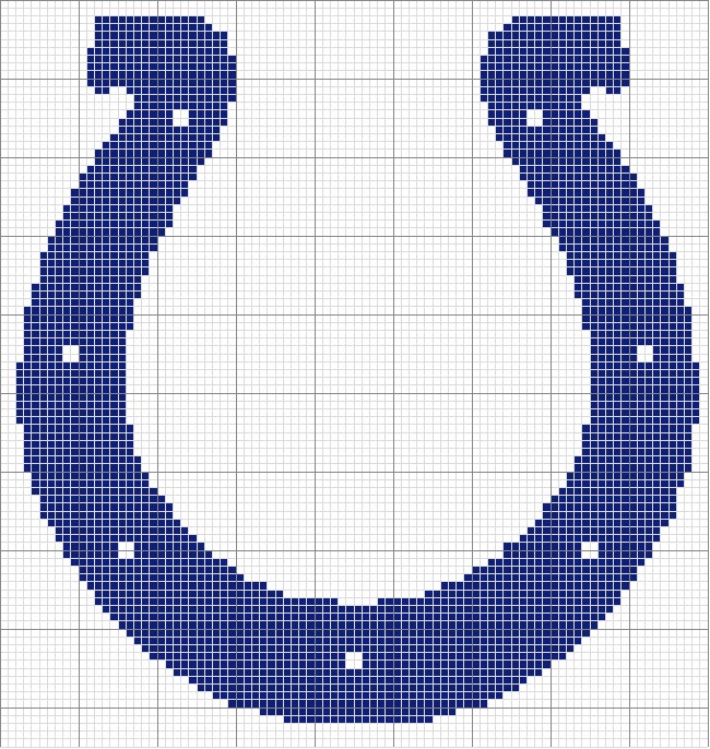 Kendra's Crocheted Creations Indianapolis Colts