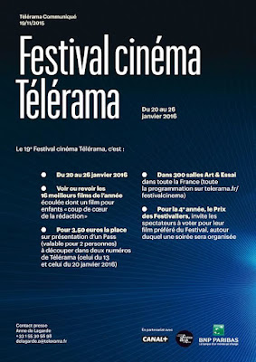 Festival cinéma Télérama 2016