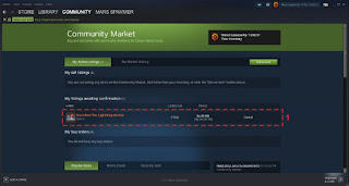 Cara Menjual Item Game di Steam Market