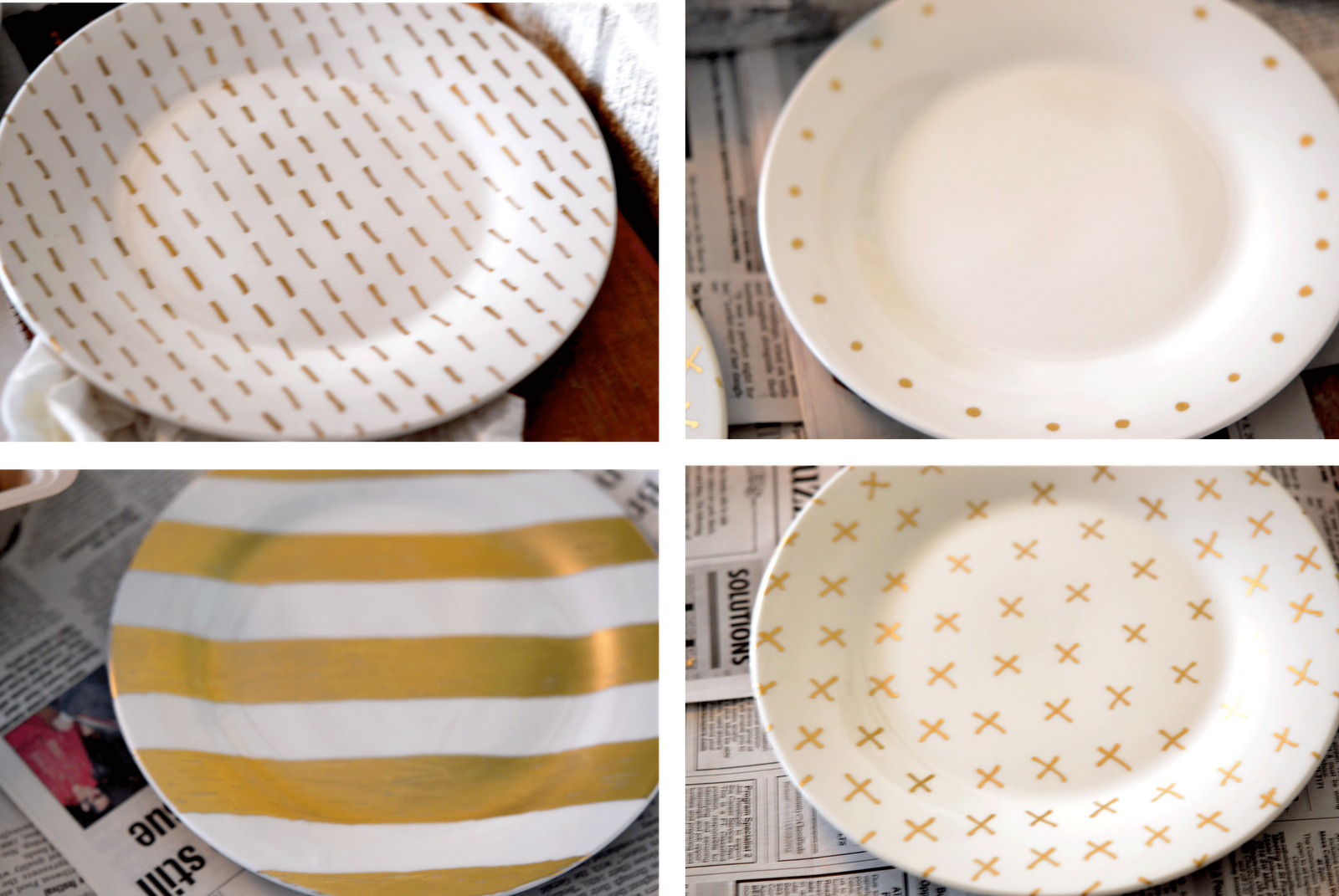 a home in the making {create} custom painted plates