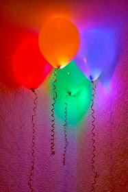 Make Balloons glow.