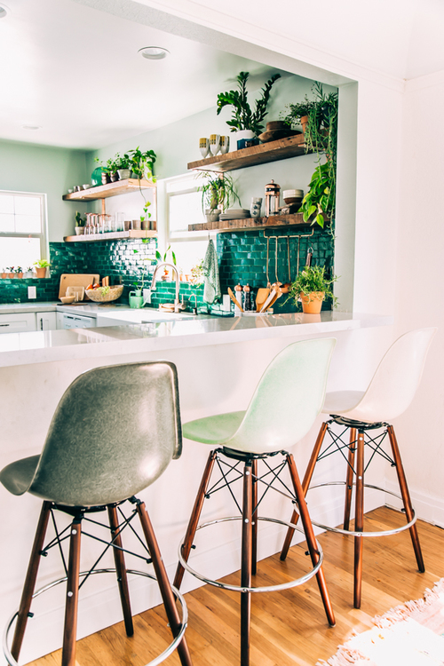 blanco vintage: COCINA estilo BOHO