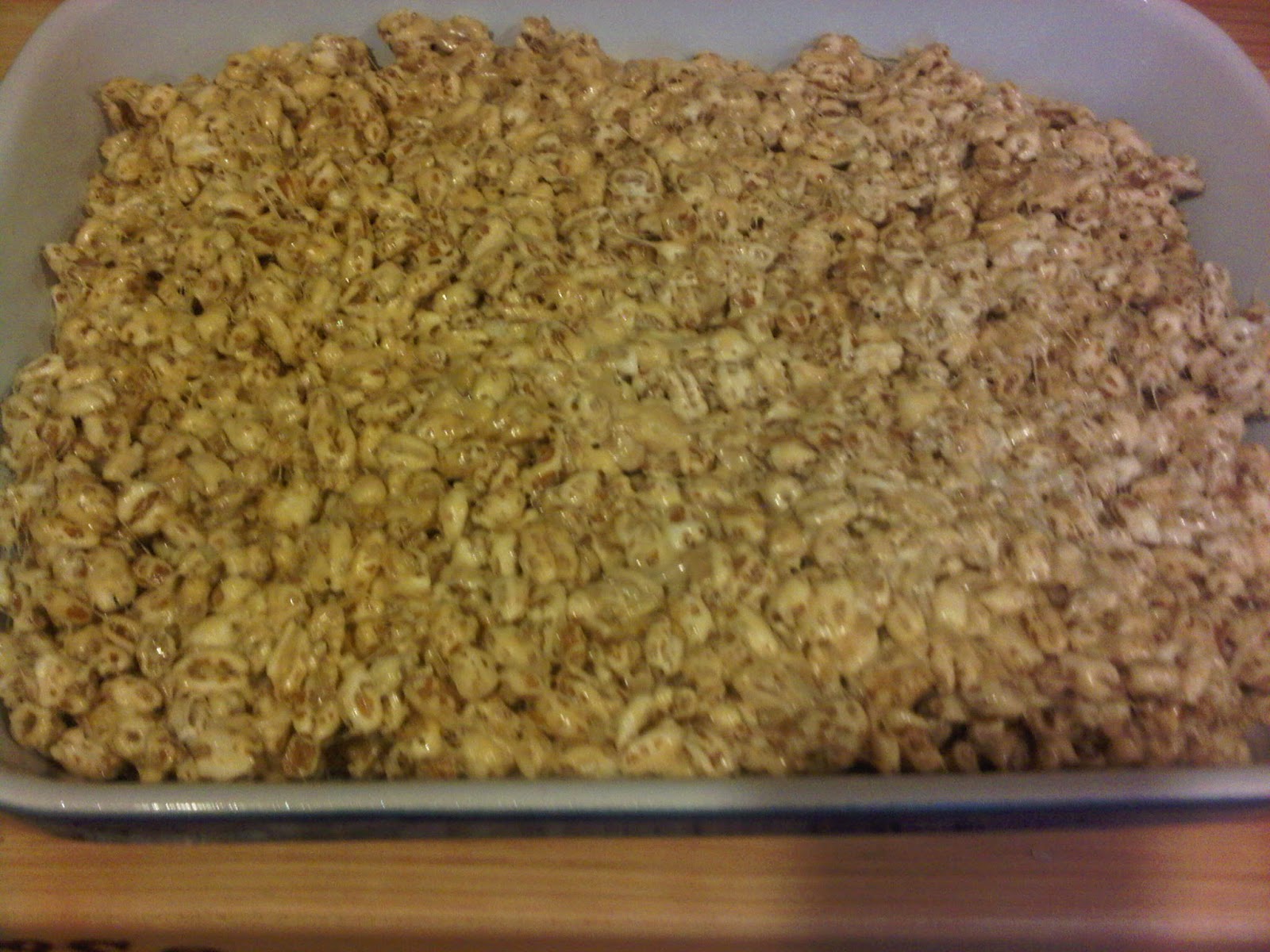 Fresh Fatale Peanut Butter Puffed Wheat Squares