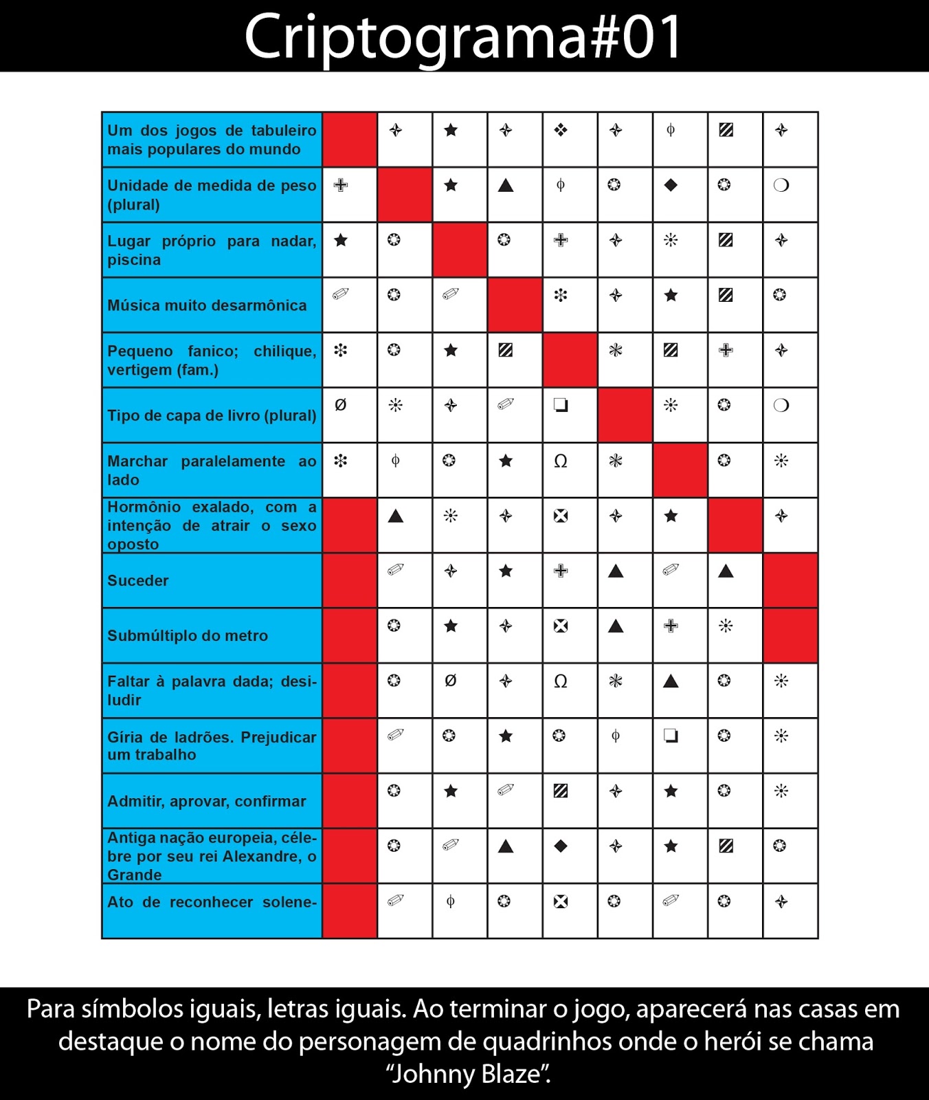 Criptogramas - Racha Cuca