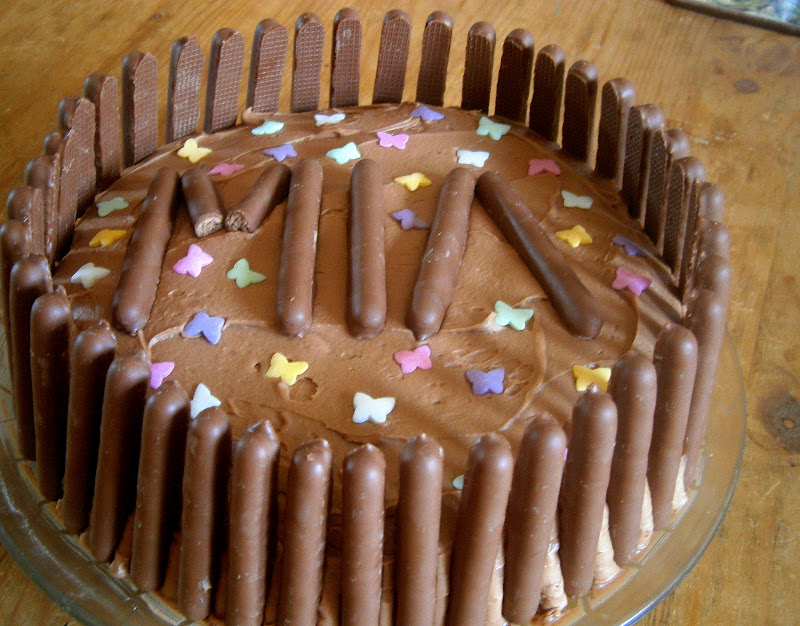 Eat Rainbow Love Extremely chocolatey, chocolate finger cake