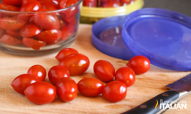 Kitchen Hack Slicing Cherry Tomatoes https://bitly.com/24W0usr