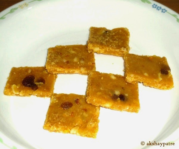 Vidyas Veg Recipes Orange dry fruits burfi recipe Santra barfi recipe