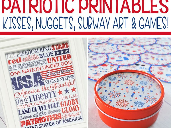 Patriotic Printables + a GIVEAWAY!
