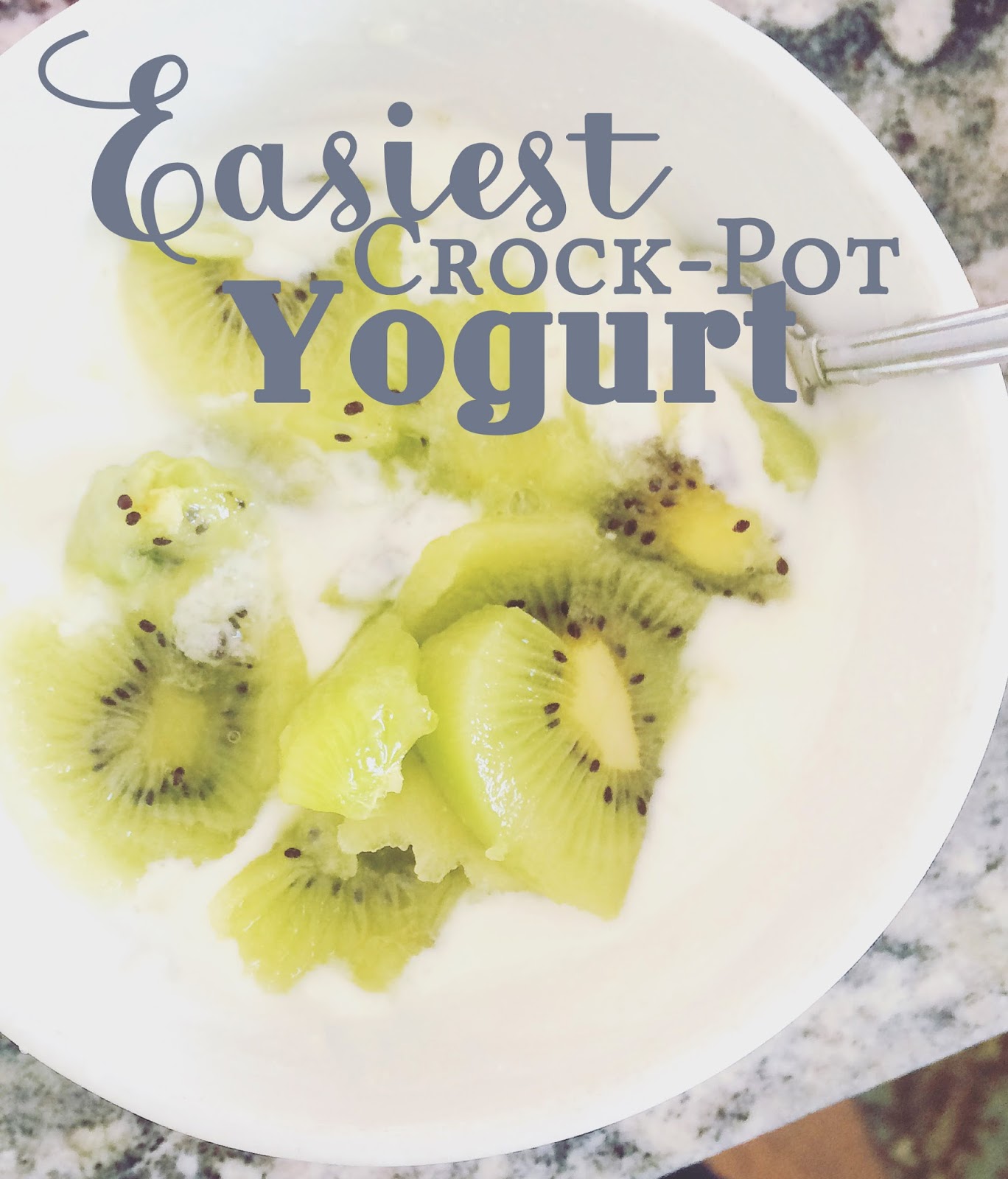 A Few of My Favorite Things Easy 4 Step CrockPot Yogurt