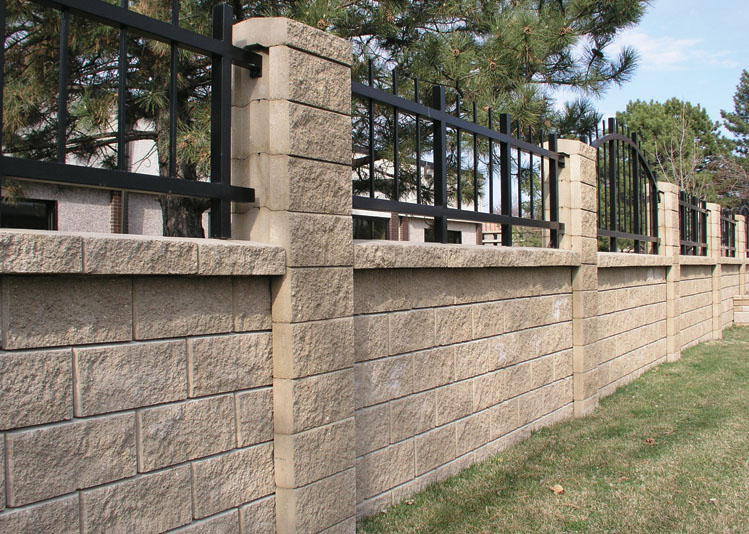 The Allan Block Blog What are the capping options for AB Fence?