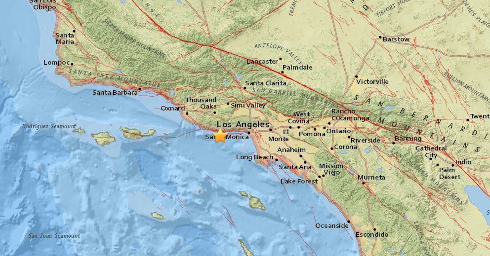 Earthquake prediction in california