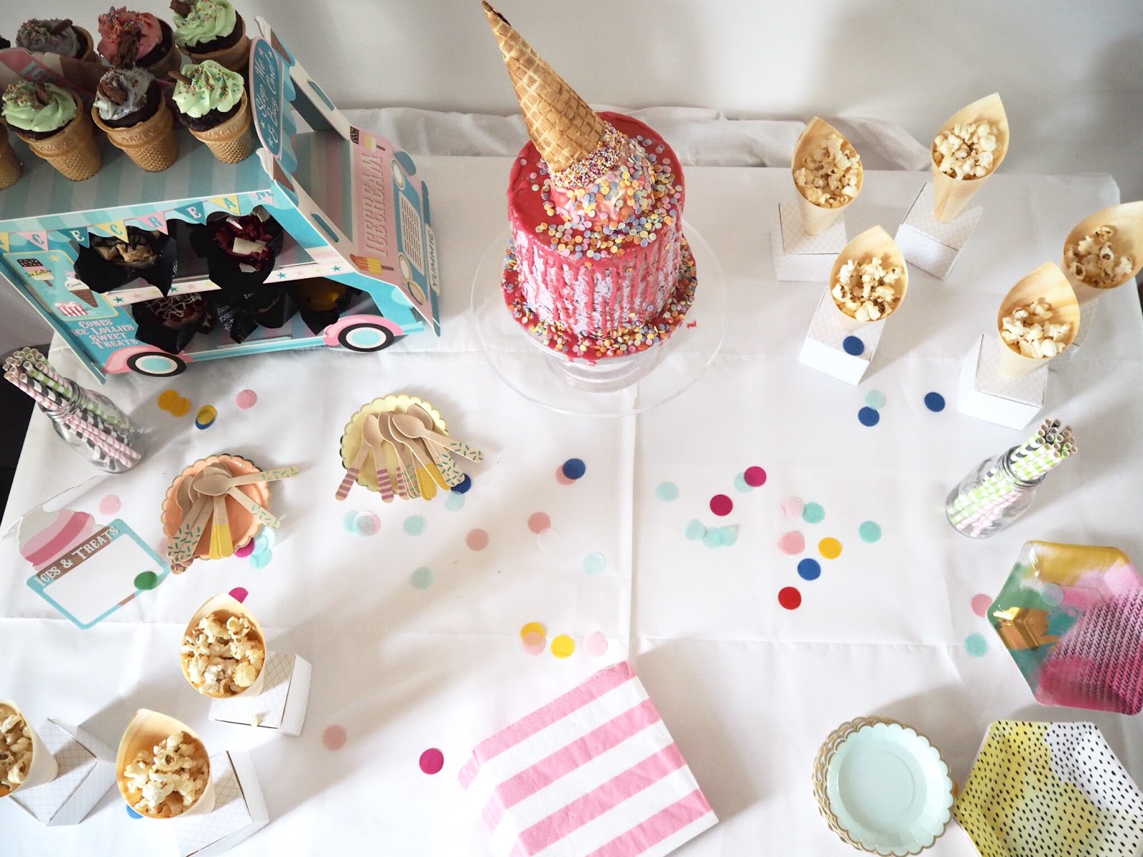 How To Create A Fun & Colourful Ice Cream Themed Birthday Party Eat