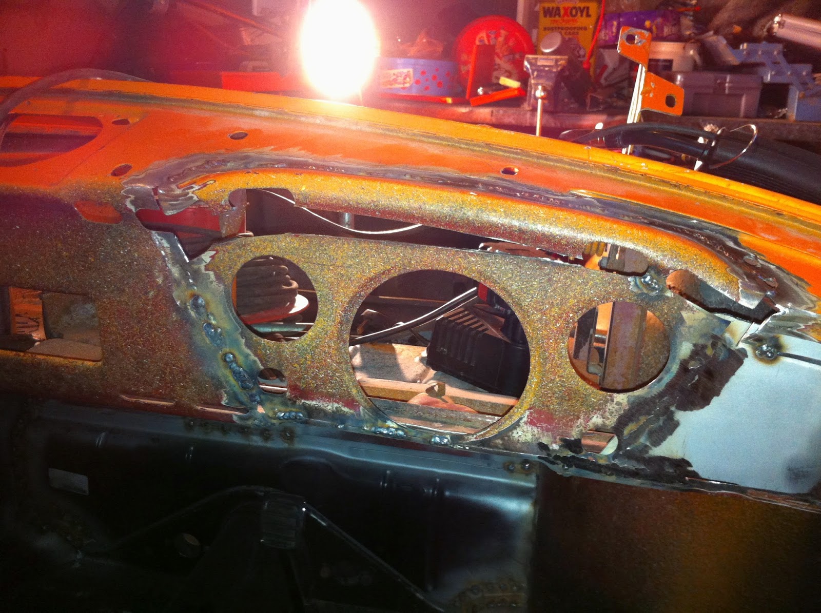 1969 Karmann Ghia Restoration RHD Dashboard Conversion Part 2