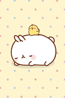 Papel de parede kawaii cute fofo molang