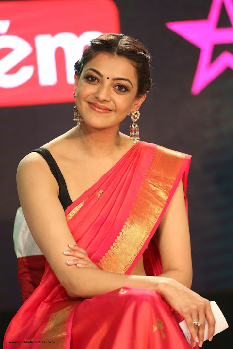 Kajal Agarwal at Nene Raju Nene Mantri Audio Launch