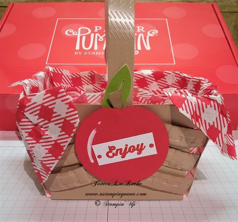 A Stamping Nana's Blog Paper Pumpkin Basket Alternative Picnic Paradise