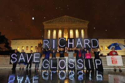 Protesting Richard's Glossip's execution Protesting Richard's Glossip's execution