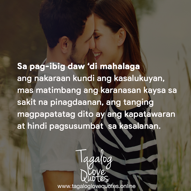 Sa pag-ibig daw 'di mahalaga