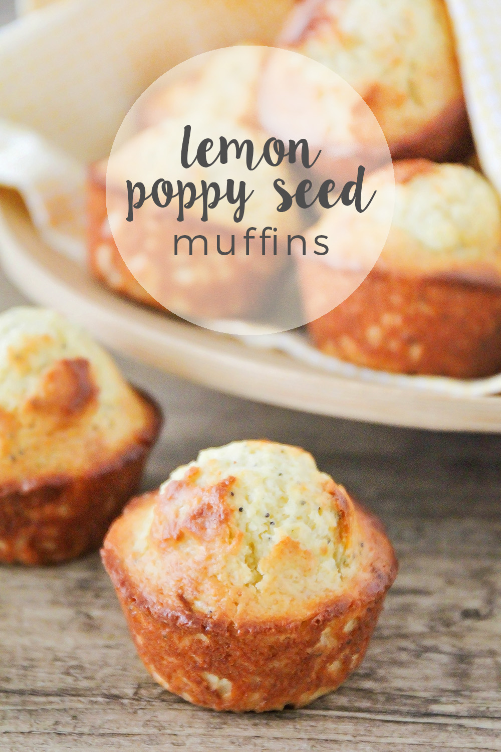 These lemon poppy seed muffins are light and tender, and such a delicious combination of flavors!