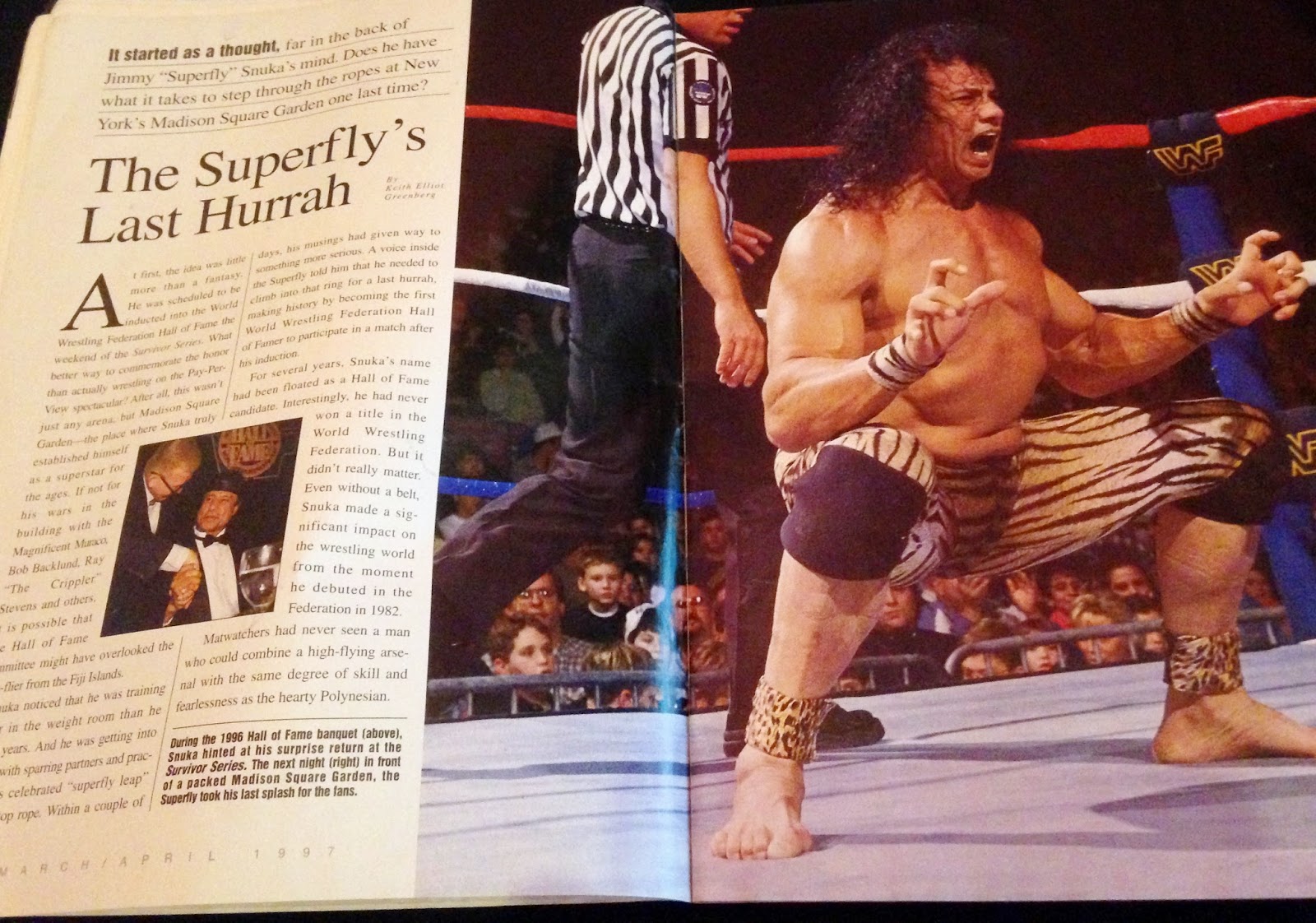 WWE - WWF RAW MAGAZINE 1997: Jimmy Snuka's last hoorah!