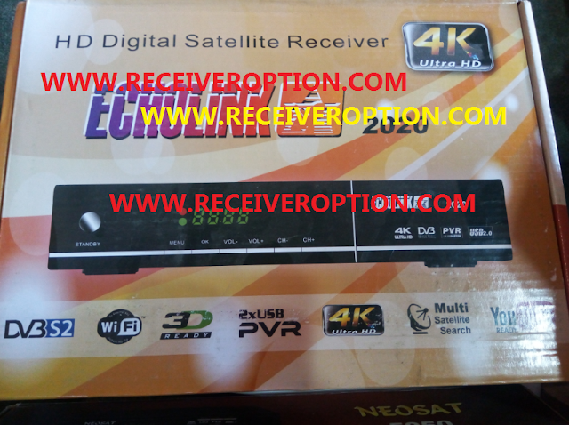 ECHOLINK 2020 HD RECEIVER POWERVU KEY NEW SOFTWARE WITH ORIGINAL REMOTE
