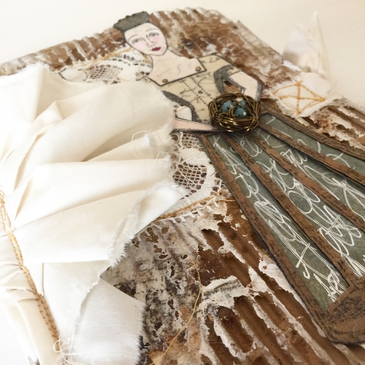 The Papered Soiree Santos Cardboard Journal Cover