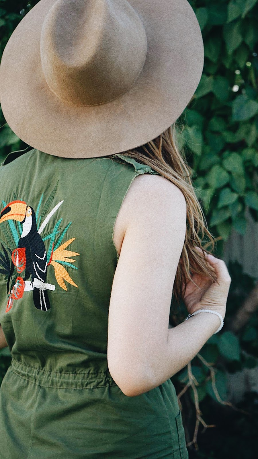 How to Properly Staycation embroidered toucan