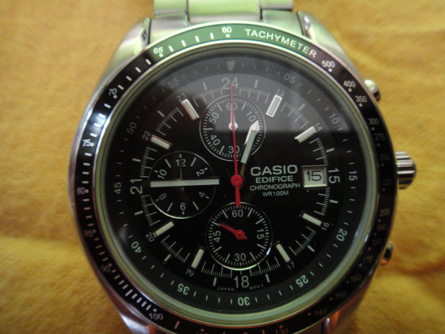 jam tangan casio edifice chronograph wr100m