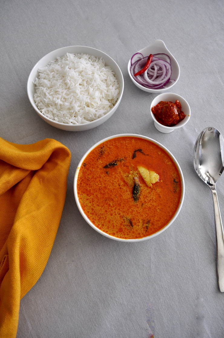 Pinch Of Swad - taste that hits the spot!: Fish Curry with Coconut Milk