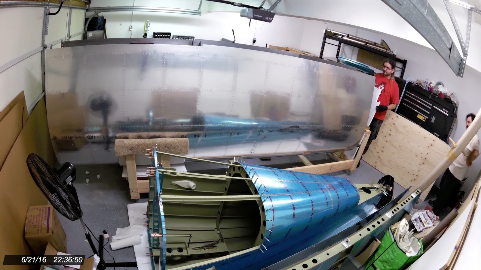 Damazio family's RV10 project June 2016