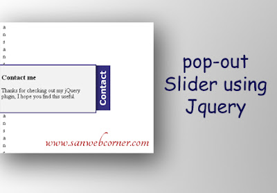 Pop out slide using jquery