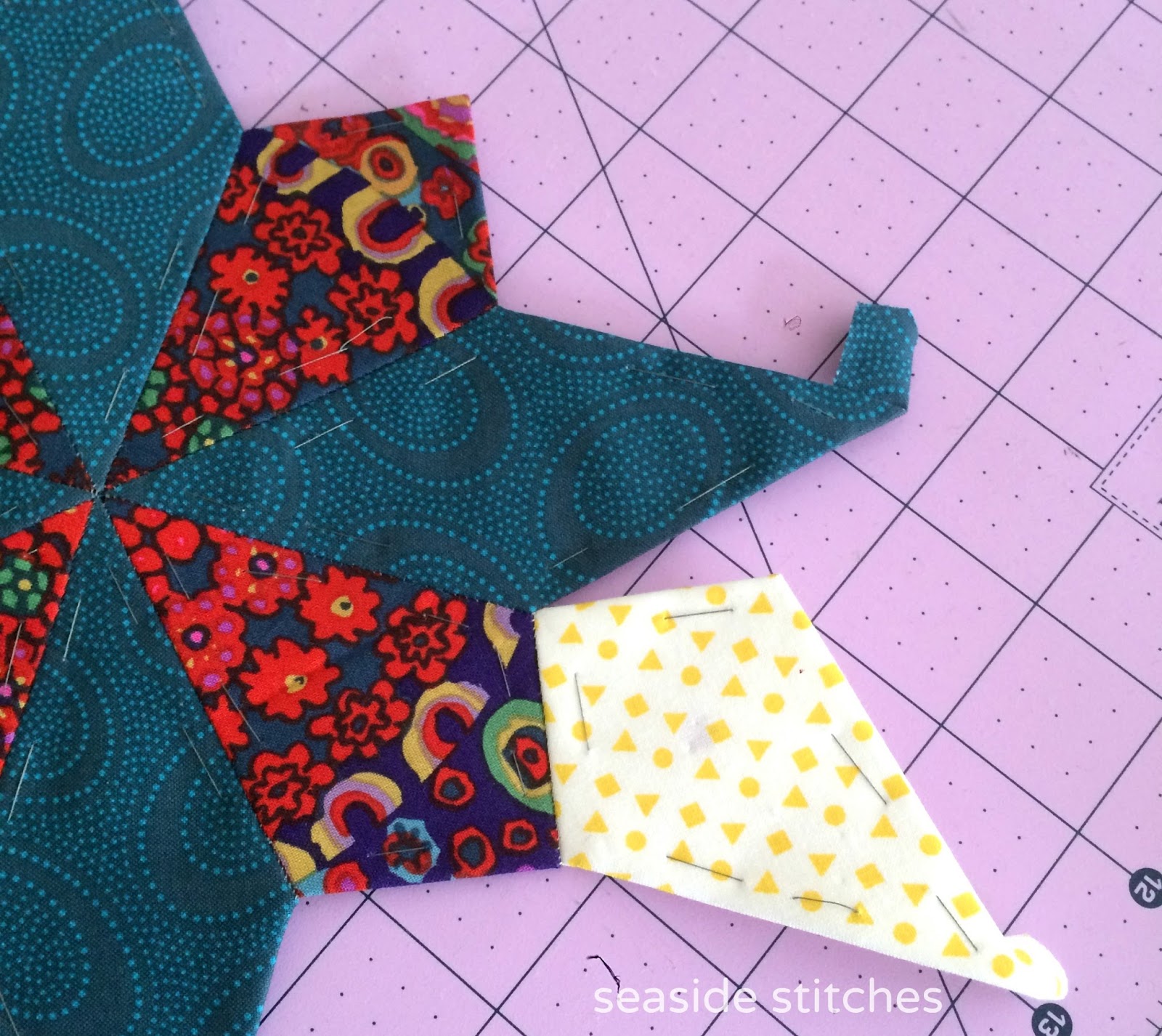 Seaside Stitches: Jeweled Wildflowers