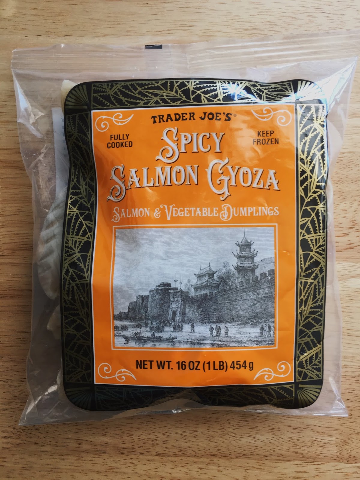Trader Joe's Spicy Salmon Gyoza