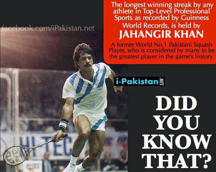 All Good Things About Pakistan The King of Squash! Jahangir Khan