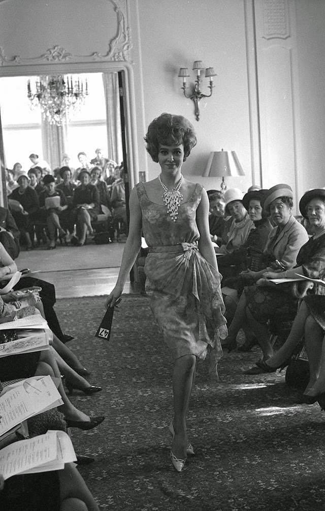 A Fashion Show in U.S. Embassy in Oslo, Norway in 1965 ~ Vintage Everyday