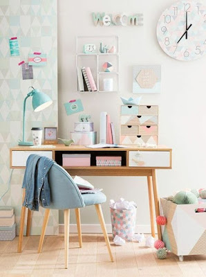 Bureau en bois Archzine via Nat et nature