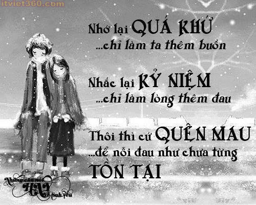 Những câu nói hay về tình yêu, quá khứ - kỷ niệm