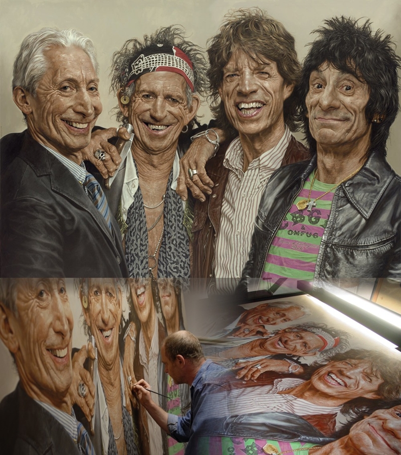 Rolling Stones - New Pop Realism - Sebastian Krüger 1963 Rolling Stones - New Pop Realism - Sebastian Krüger 1963