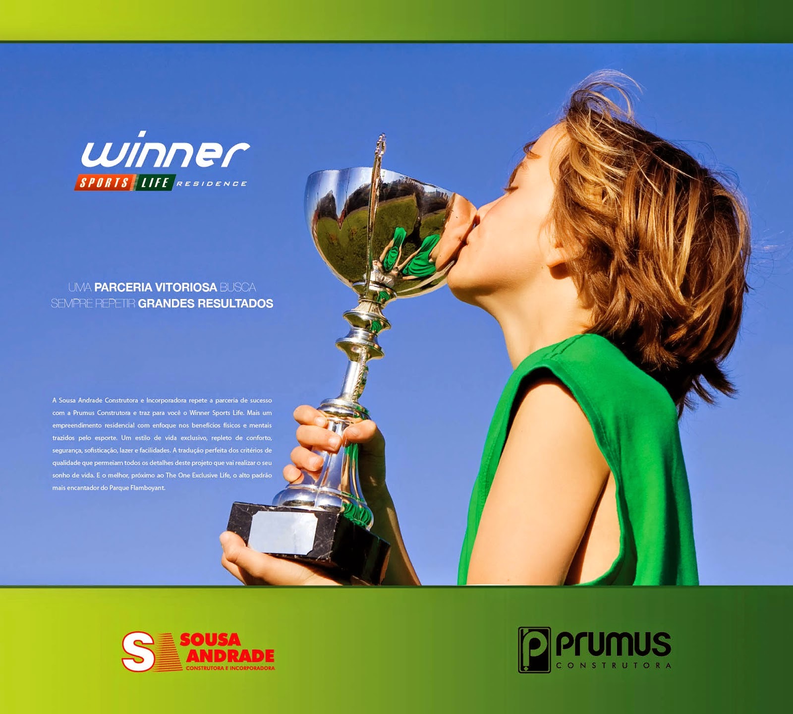 WINNER SPORTS LIFE RESIDENCE 3Q de 75m² / 2Q de 63m² / 1Q de 43m³