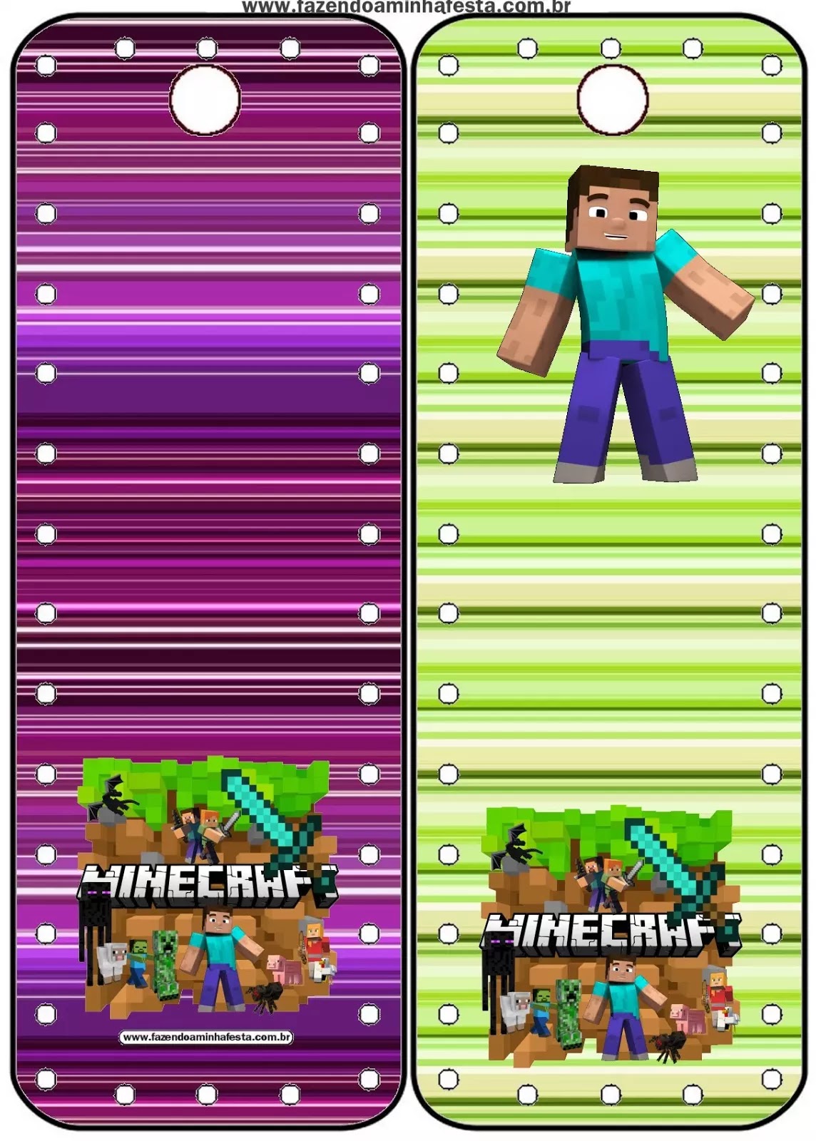 Minecraft Birthday Free Party Printables. - Oh My Fiesta! for Geeks