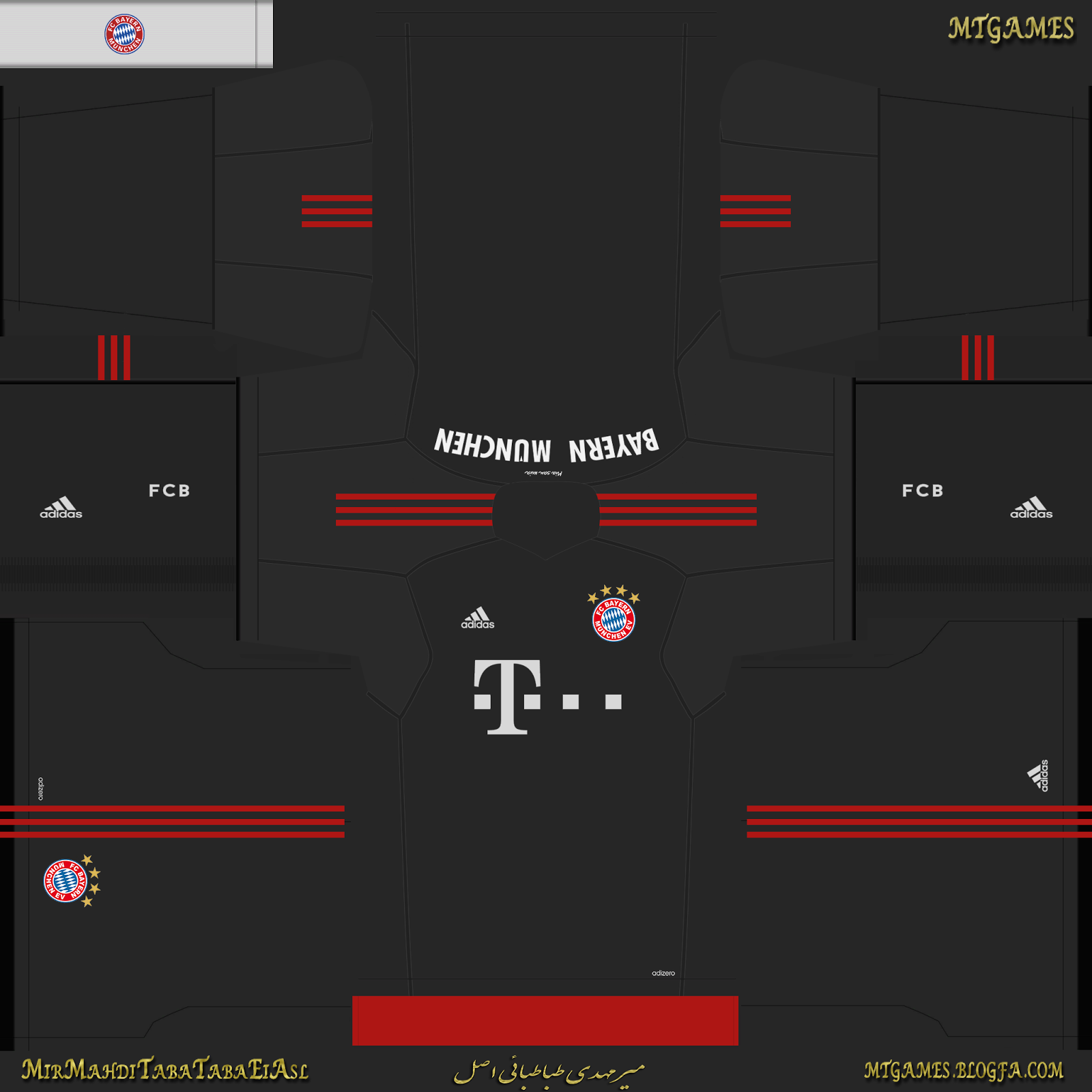 VINI MANIA PES FOREVER PC-PS3-PS4 KITS 2017-2018: Kits do BAYERN DE MUNIQUE 2017-2018PES 2017 