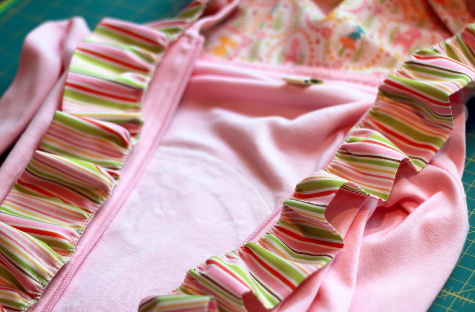 Embellished Ruffle Hoodie Tutorial The Cottage Mama