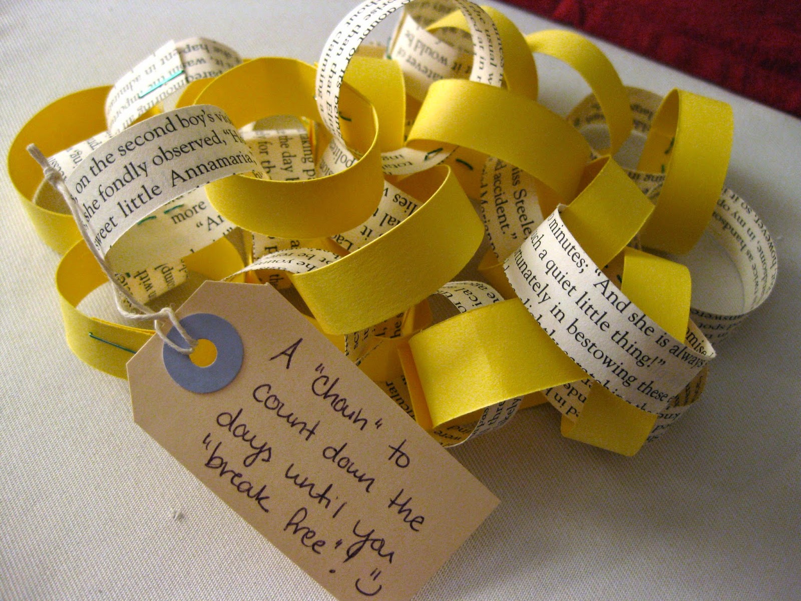 Lemme Try That Paper Chain Countdown