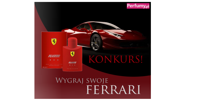 Do wygrania woda toaletowa Ferrari Scuderia Red Konkurs