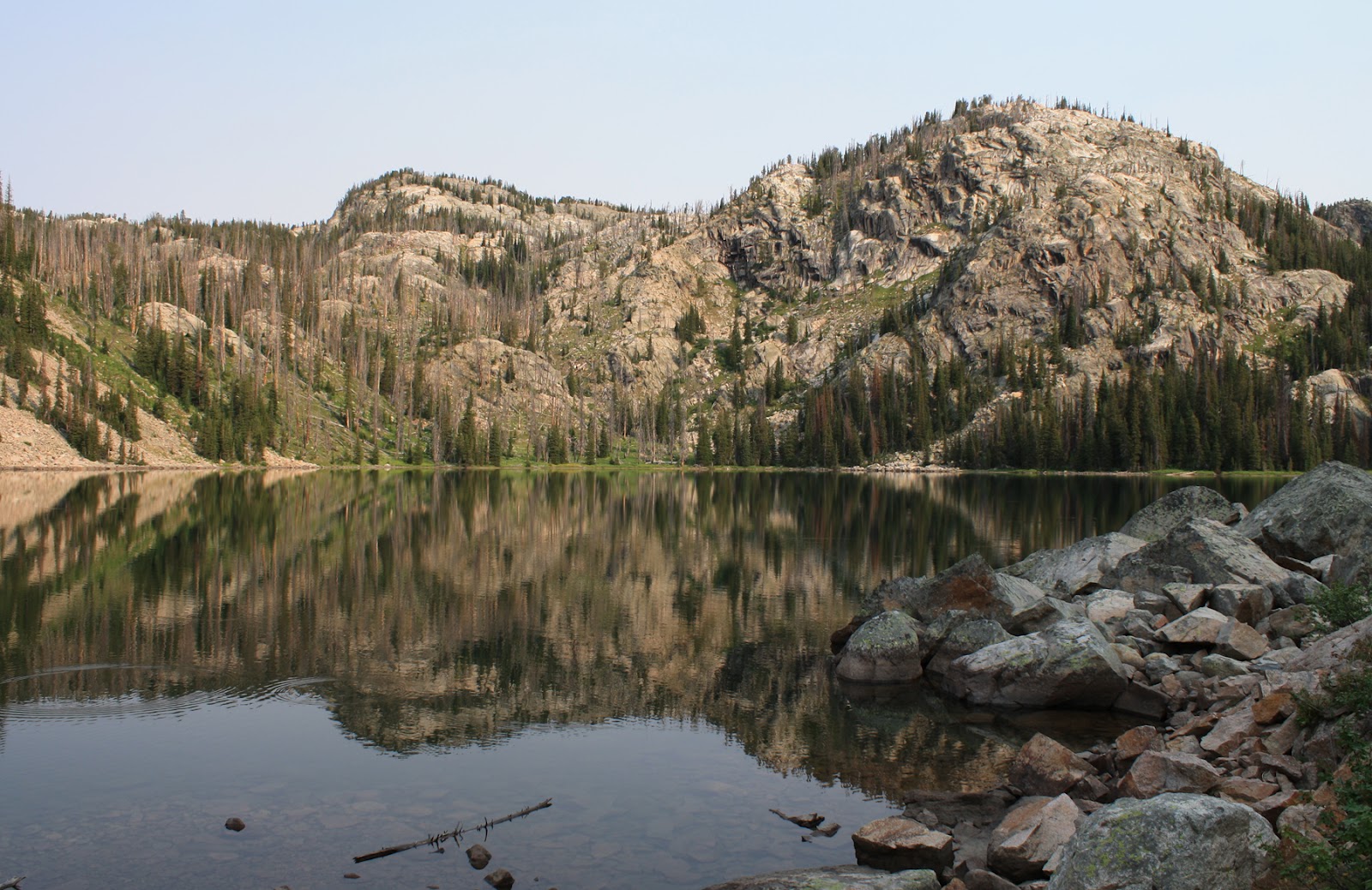 Living and Dyeing Under the Big Sky Russell Lake in the Beartooth